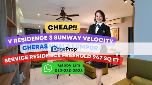 V Residence 3 @ Sunway Velocity Cheras for Sale Description, Kuala Lumpur, Cheras