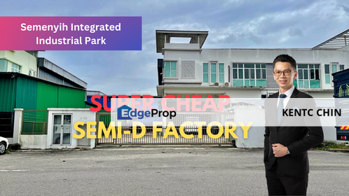 Semenyih Integrated Industrial Park, Three Storey Semi D Factory , Selangor, Semenyih