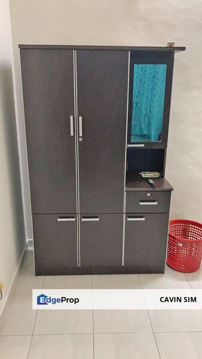 Full Loan_Good Condition Sri Akasia Apartment, Easy By bus to singapore, Johor, Tampoi