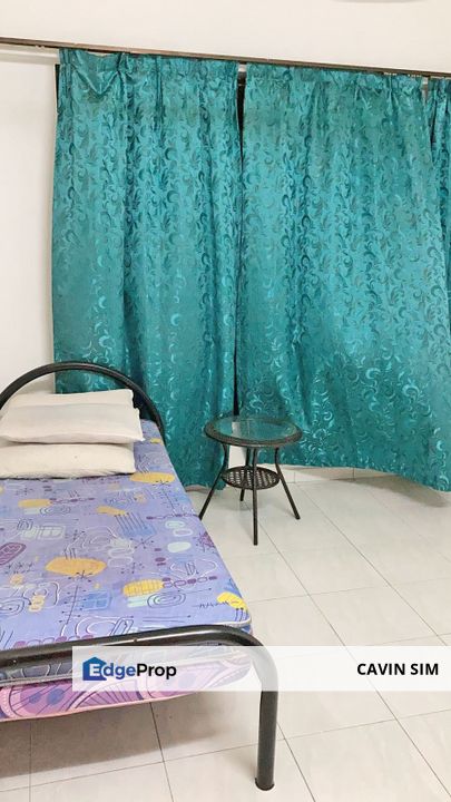 Full Loan_Good Condition Sri Akasia Apartment, Easy By bus to singapore, Johor, Tampoi