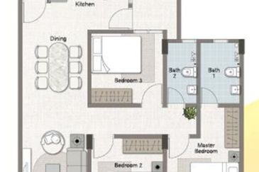 Seremban New Condo RM221K* utk 3bilik