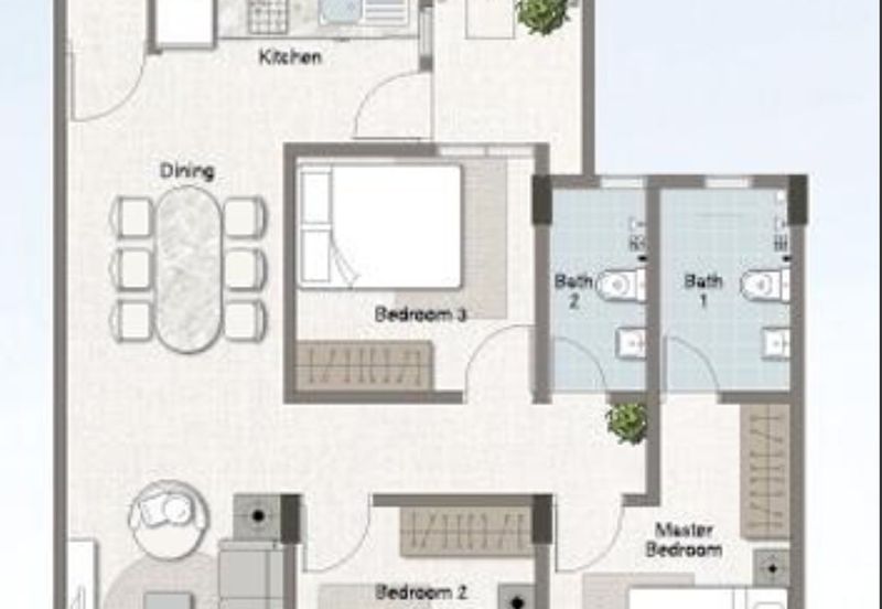 Seremban New Condo RM221K* utk 3bilik