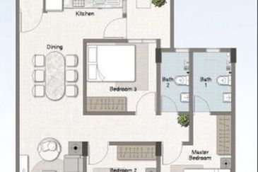 Seremban New Condo RM221K* utk 3bilik