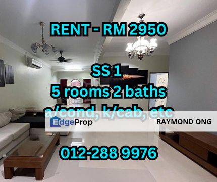 House for rent, Selangor, Petaling Jaya