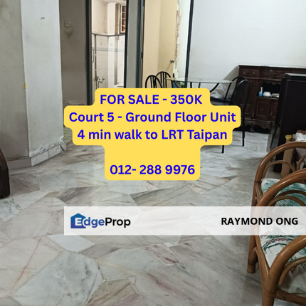 Ground Floor - 3 rooms apartment - 5 min walk to LRT, Selangor, USJ
