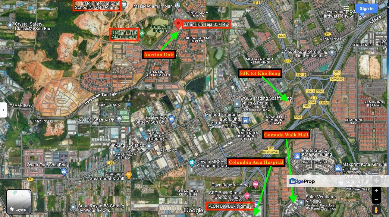 2 Storey Semi Detached House, Alam Impian, Seksyen 35, Shah Alam, Selangor, Selangor, Shah Alam