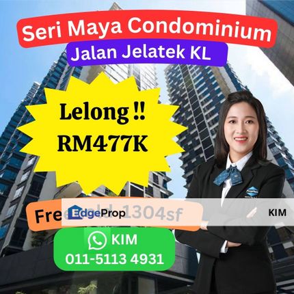 Cheap Rm73k Seri Maya Condominium Block D Savanna, Kuala Lumpur, Taman Setiawangsa