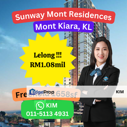 LELONG Sunway Mont Residences, KL, Kuala Lumpur, Mont Kiara