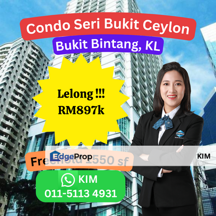 LELONG Condo Seri Bukit Ceylon, Bukit Bintang, KL, Kuala Lumpur, Bukit Bintang