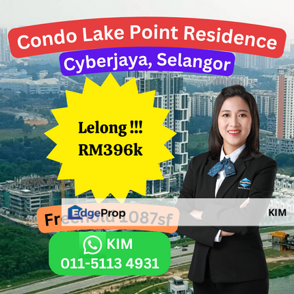 LELONG Condo Lake Point Residence, Cyberjaya, Selangor, Selangor, Cyberjaya