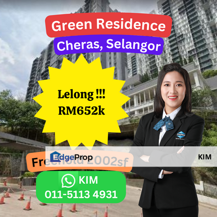 LELONG Condo Green Residence, Cheras, Selangor, Selangor, Batu 9th Cheras