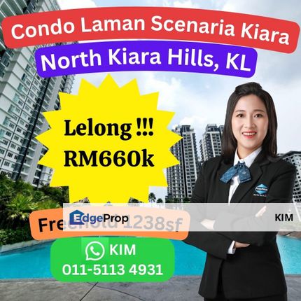 LELONG Condo, Laman Scenaria Kiara, Segambut, KL, Kuala Lumpur, Segambut