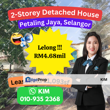 LELONG CHEAP 2-Storey Detached House, Selangor Polo Club, Selangor, Selangor, Kota Damansara