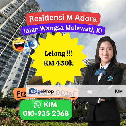 LELONG Residensi M Adora, Wangsa Maju, KL, Kuala Lumpur, Wangsa Maju