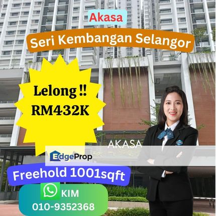 Lelong Akasa Seri Kembangan Selangor, Selangor, Cheras South