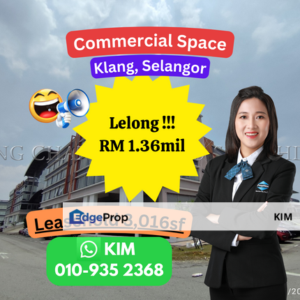 LELONG Commercial Space, Klang, Selangor, Selangor, Klang