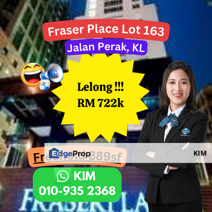 LELONG Fraser Place (Lot 163), KLCC, KL, Kuala Lumpur, KLCC