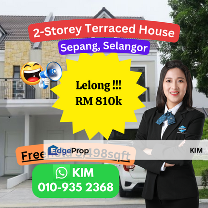 LELONG 2-Storey Terraced House, Dengkil, Selangor, Selangor, Dengkil