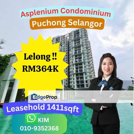 Lelong Asplenium Condominium Puchong Selangor, Selangor, Puchong