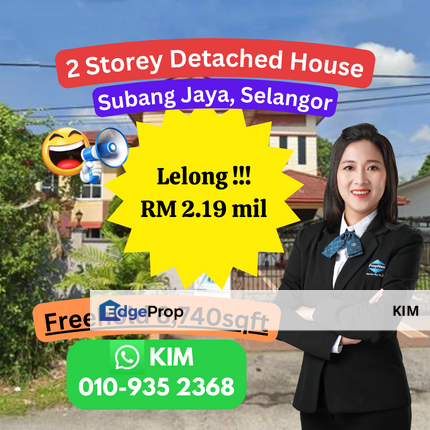 LELONG 2 Storey Detached House, Subang Jaya, Selangor, Selangor, Subang Jaya