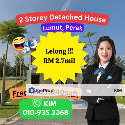 LELONG 2 Storey Detached House, Lumut, Perak, Perak, Lumut