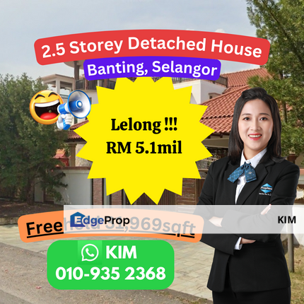 LELONG 2.5 Storey Detached House, Banting, Selangor, Selangor, Banting