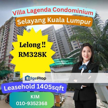 Lelong Villa Lagenda Condominium Selayang Kuala Lumpur, Selangor, Batu Caves 