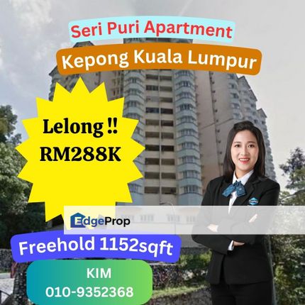 Lelong Seri Puri Apartment Kepong Kuala Lumpur, Kuala Lumpur, Kepong