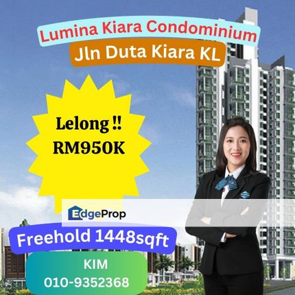 Lelong Lumina Kiara Jalan Duta Kiara Kuala Lumpur, Kuala Lumpur, Mont Kiara