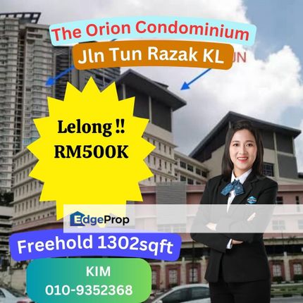 Lelong The Orion Condominium Jalan Tun Razak Kuala Lumpur, Kuala Lumpur, KLCC