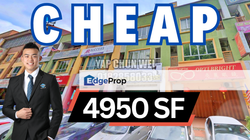 3 Storey Intermediate Shoplot @ Bandar Sri Permaisuri, Kuala Lumpur, Cheras