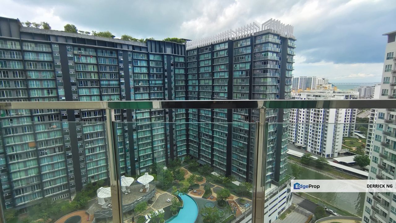PWC Tropicana Bay Residence Partly Furnish Price Nego For Rent 871 sqft 2 Car Park, Penang, Sungai Nibong