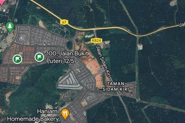 Jalan Puteri Jaya - Jalan Sidam Kiri