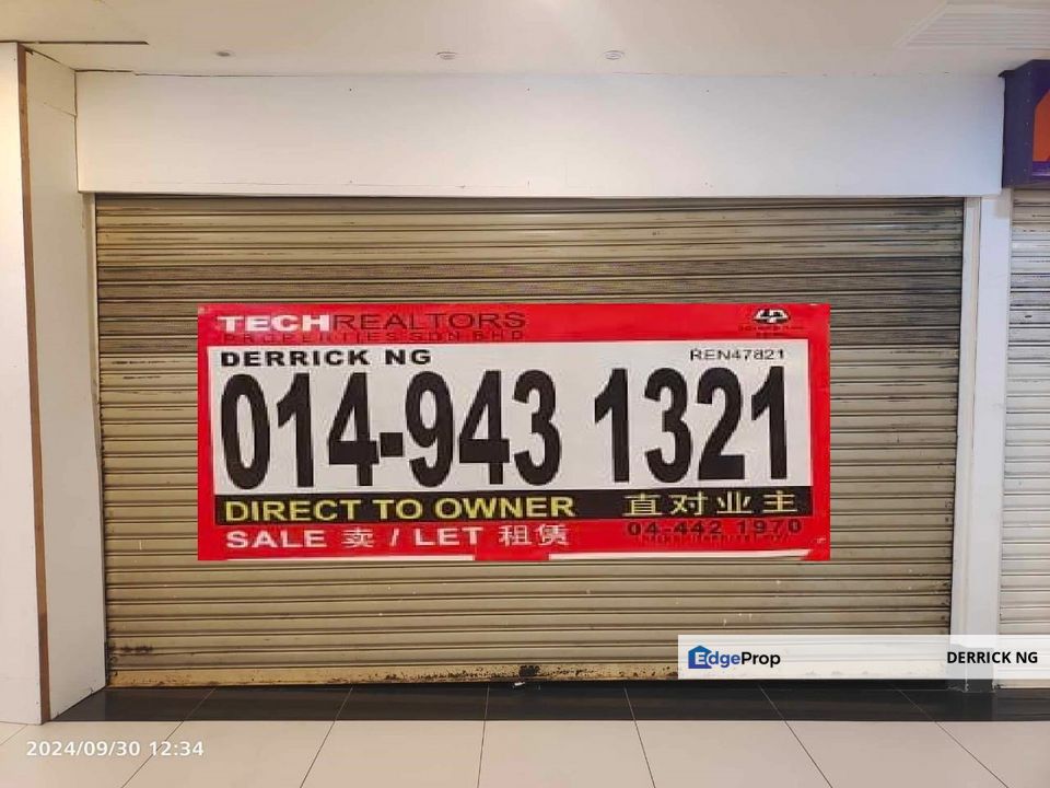 Central Square 1st Floor Retail Shop 507 Sqft Include Maintenance Fee + Sinking Fund For Rent, Kedah, Sungai Petani