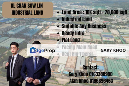 Kuala Lumpur Chan Sow Lin Facing Main Road Industrial Land Cheras Maluri Sungai Besi Salak South, Kuala Lumpur, Pudu