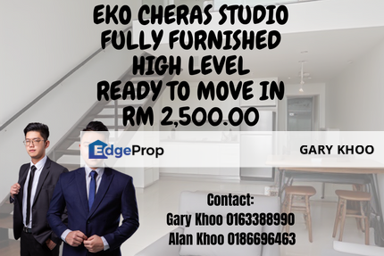 Eko Cheras Duplex Studio High Level Fully Furnished Ready To Move In, Kuala Lumpur, Cheras