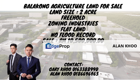 Balakong Land Industrial Zoning Taming Jaya Bukit Belimbing Cheras Jaya Impian Ehsan Bukit Angkat Kajang, Selangor, Balakong