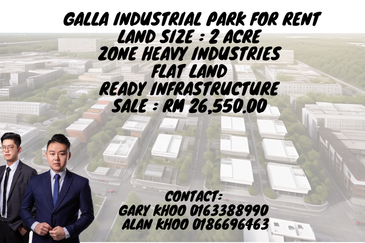 Bandar Ainsdale 2 Acre Galla Industrial Park Heavy Industrial Land Flat Land 