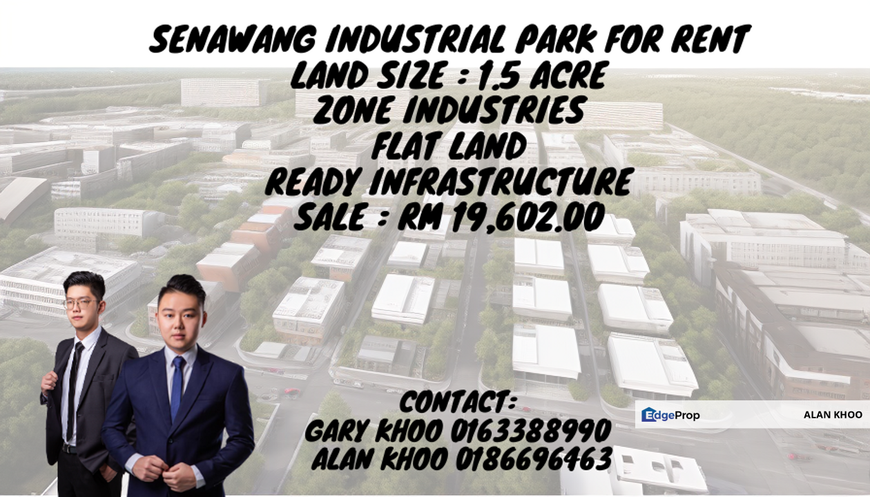Senawang Industrial Park 1.5 Acre Flat Land Sungai Gadut Ready Infrastructure, Negeri Sembilan, Senawang