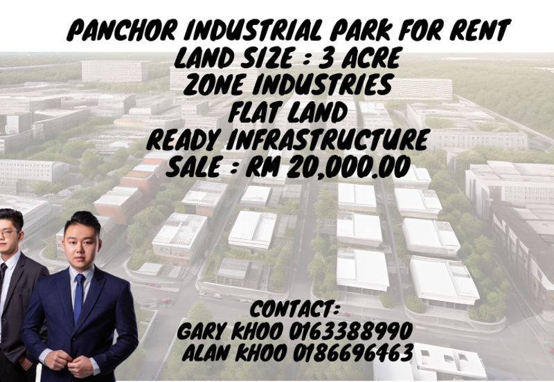 Seremban Taman Panchor Jaya Facing Lekas Highway 3 Acre Indusrtrial Land Rm20,000 