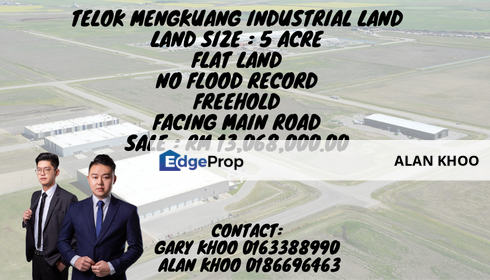 Telok Mengkuang Industrial Land For Sale Telok Panglima Garang Telok Gong Port Klang Banting, Selangor, Klang