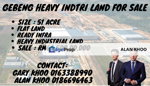Kuantan Gebeng Heavy Industrial Land For Sale Balok , Pahang, Balok