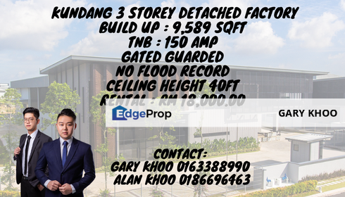 Kundang Detached Factory For Rent Rawang Bandar Country Home Velox Serendah Sungai Choh Ijok, Selangor, Rawang