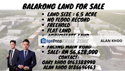 Balakong Industrial Zone Land For Sale Selesa Jaya Impian Ehsan Cheras Jaya Taming Jaya Kajang C180, Selangor, Balakong