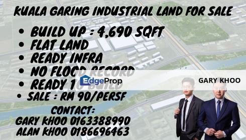 Rawang Kuala Garing Industrial Land For Sale Bandar Country Home Kepong Sungai Buloh Serendah, Selangor, Rawang