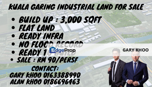 Rawang Kuala Garing Industrial Land For Sale Bandar Country Home Kepong Sungai Buloh Serendah, Selangor, Rawang