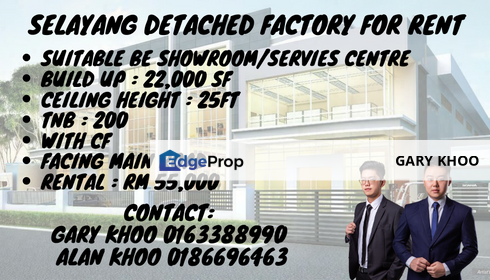 Selayang Showroom/Services Centre Facing Main Road Batu Caves Gombak Cheras Rawang Kepong Setapak, Selangor, Selayang