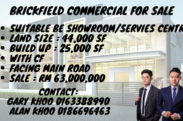 Brickfield Commercial Land For Sale Kuala Lumpur Bangsar Chan Sow lin KLCC Pudu Bukit Bintang