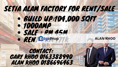 Meru Detached Factory For Rent/Sale Klang Kapar Northport Westport Port Klang, Selangor, Klang