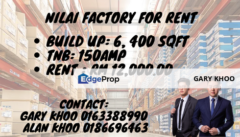 Nilai Factory For Rent Senawang Seremban 2 Beranang Bukit Mahkota Semenyih Kajang , Negeri Sembilan, Nilai